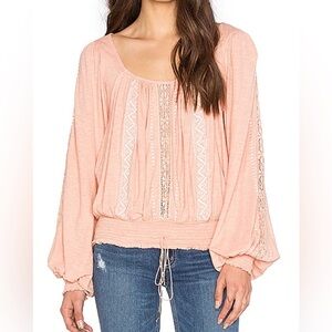 Free People Silverlake Top in Peach